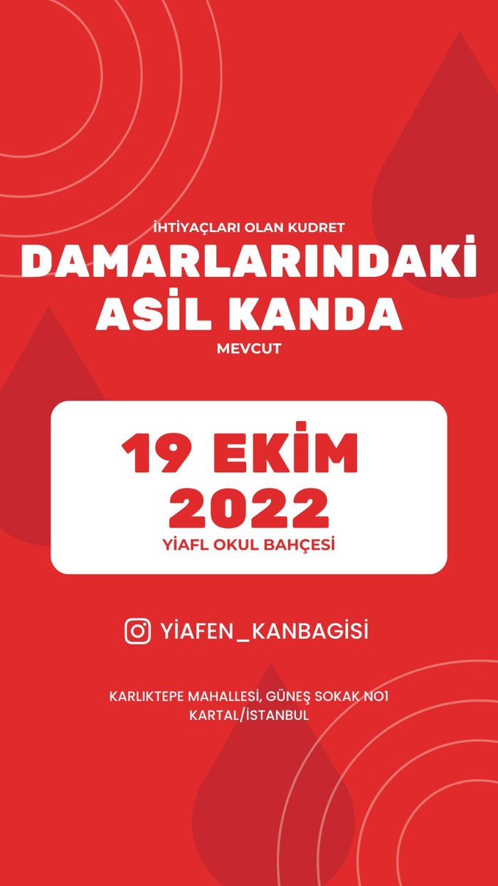 Yüksel-İlhan Alanyalı Fen Lisesi Kan Bağışı Etkinliği