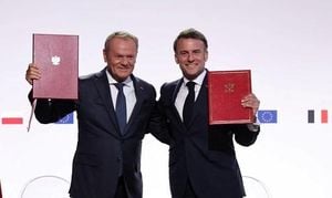 France And Poland Sign Defense Pact Amid Security Concerns