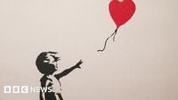 Man 'stole Banksy for his love hearts art collection' court told