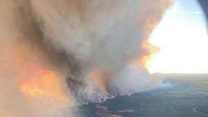 British Columbia Wildfires Fade As Rainfall Arrives