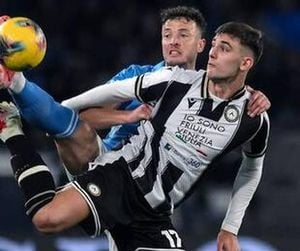 Napoli Eyes Udinese Striker Lorenzo Lucca Amid Transfer Battles