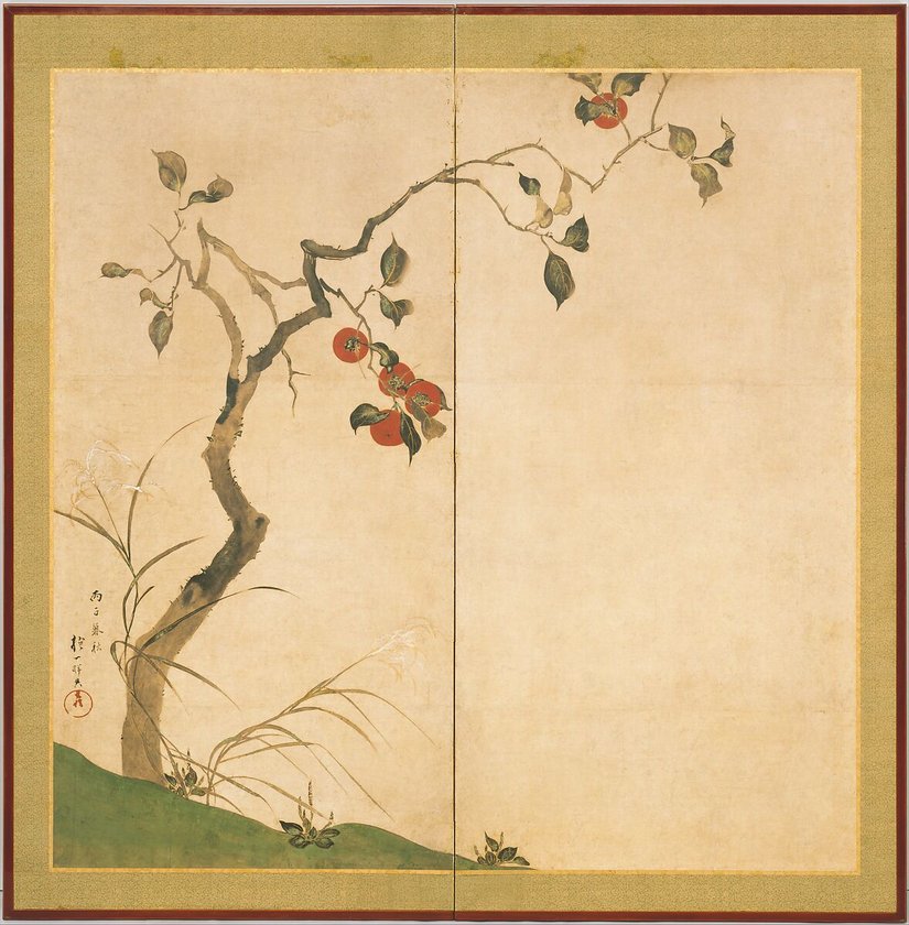 Persimmon Tree Sakai Hōitsu 1816