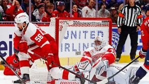 Capitals Dominate Red Wings With 4-1 Victory