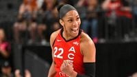 Aces' Wilson crowned as WNBA's first 4-time MVP