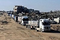 Gaza refutes US claims of Hamas looting aid truck as “complete fabrication”