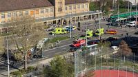 Person stirbt bei Unfall mit E-Gelenkbus vor Badischem Bahnhof