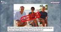 AI-Generated Image of Mark Carney With Tom Hanks and Ghislaine Maxwell Viral
