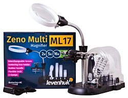 Levenhuk Zeno Multi ML17 Siyah Büyüteç