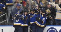 Blues score 3 goals in 2:13 of the second period to beat Jets 5-2 and force a Game 7
