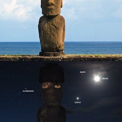 Planets Over Easter Island