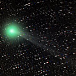 Comet Lemmon near the South Celestial Pole