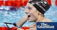 Summer McIntosh, 18, matches Phelps with third world record in five days