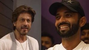 Shah Rukh Khan Welcomes New KKR Captain Ajinkya Rahane