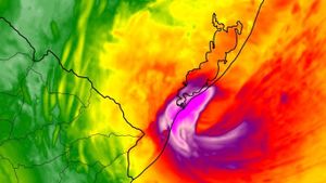 Southern Brazil Braces For Ciclone Subtropical Biguá