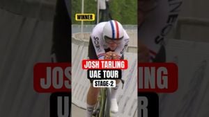 Joshua Tarling Claims Victory At UAE Tour Stage Two