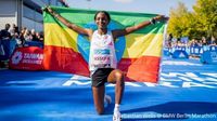 Tigst Assefa Wins the 2025 London Marathon in a Women's-Only World Record - FloTrack