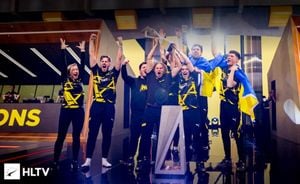 Team Spirit Celebrates Historic Win At Shanghai CS Major 2024