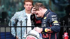 Léon Marchand Enjoys Formula 1 Experience At Melbourne Grand Prix