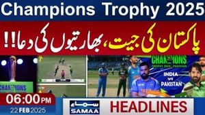 India And Pakistan Clash Dramatically At Champions Trophy 2025