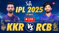 Live Cricket Score | KKR VS RCB, IPL 2025 Updates: All Eyes On Virat Kohli