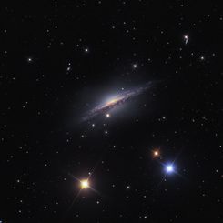 NGC 1055: Galaxy in a Box