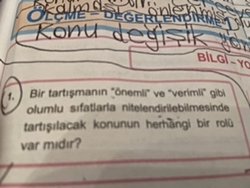 Bir tartışmanın “önemli” ve “verimli” gibi olumlu sıfatlarla nitelendirilebilmesinde tartışılacak konunun herhangi bir rolü var mıdır?