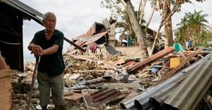 Philippine Typhoon Victims Demand Shell Pay For Climate Damage