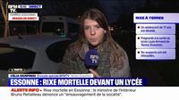 Rixe mortelle dans l'Essonne: un important dispositif de sécurité déployé devant le lycée de Yerres