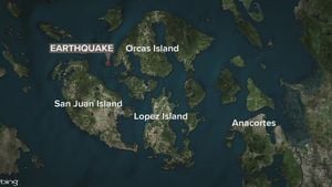 4.5 Magnitude Earthquake Shakes Orcas Island Early Monday