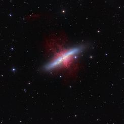  M82: Starburst Galaxy with a Superwind 