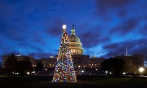 Capitol Christmas Tree Completes Epic Journey From Alaska