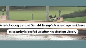 Robotic Dogs Patrol Mar-a-Lago Estate