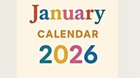 January 2026 Calendar: Full List Of National, International Days And Events