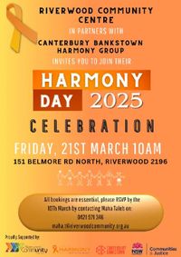 Celebrate Unity at Harmony Day 2025 in Riverwood (21 MAR)