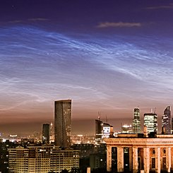  Noctilucent Clouds over Moscow 