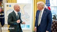 Conor McGregor meets US President Donald Trump at White House