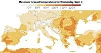 Tracking Heat Across Europe