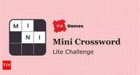 Today’s TOI Mini Crossword clues for 10 May 2025 | - The Times of India