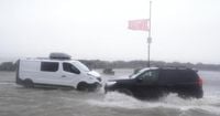 Continued disruption to travel and power as Storm Amy hits UK