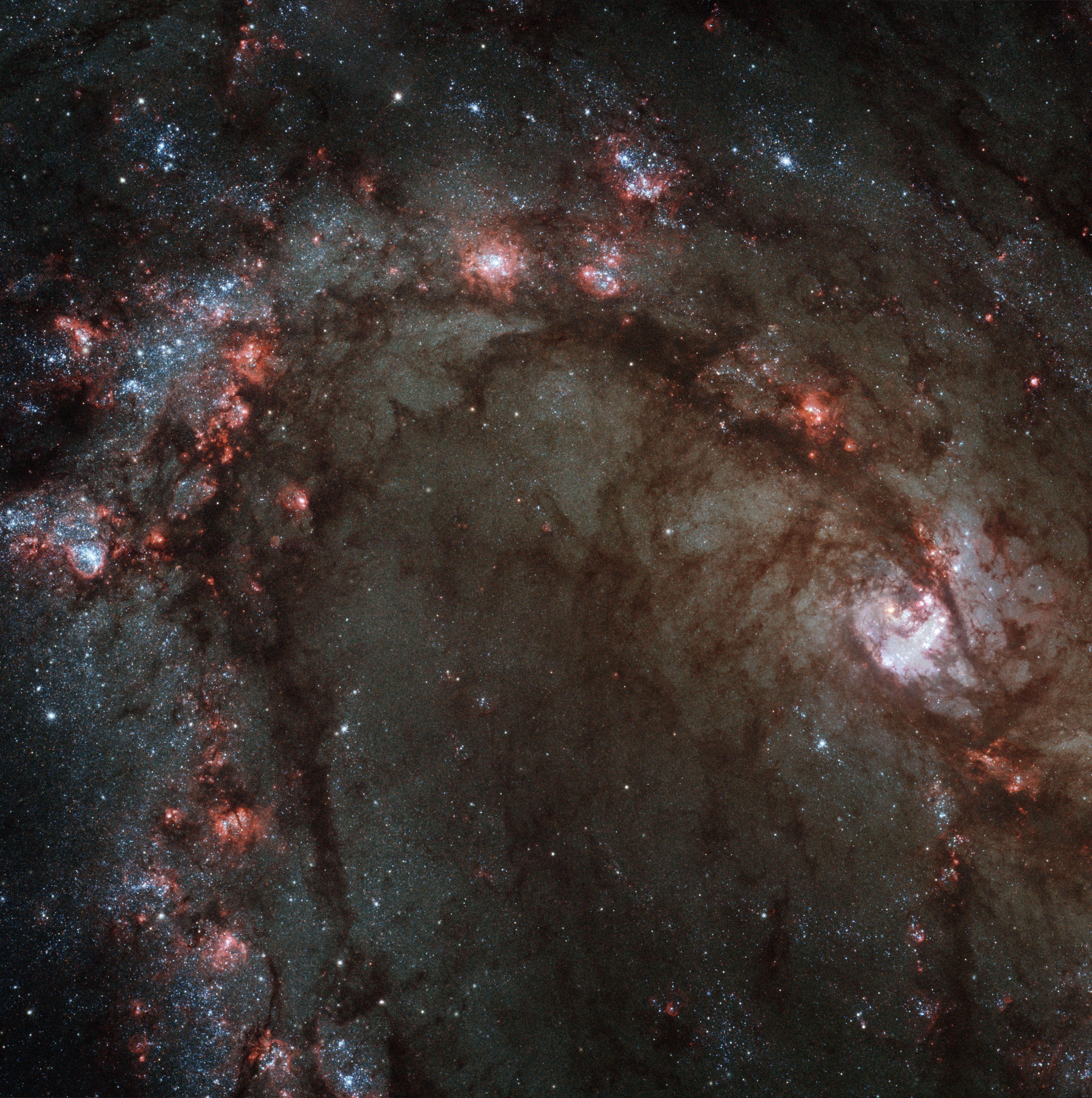 M83's Center from Refurbished Hubble