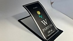 Kabartmalı Parfüm Etiketi