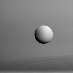  Dione, Rings, Shadows, Saturn 