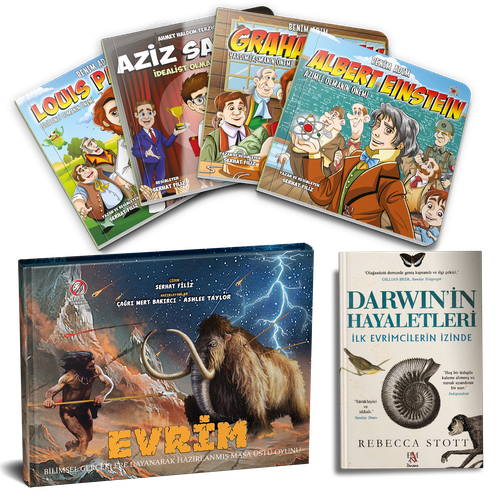 "Evrim" Kutulu Masa Oyunu + 5 Bilim/Çocuk Kitabı