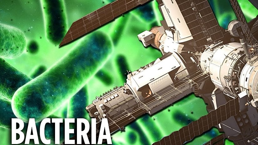 Dünya'nın yörüngesindeki uzay istasyonlarında yer alan araştırmacılar kaçınılmaz bir şekilde beraberlerinde bakterileri de getirmişlerdir.