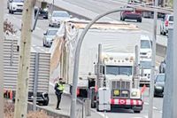 Update: Blundell overpass on Highway 99 struck by pre-fab house being moved