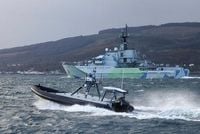 Swarm of uncrewed boats escort ships in Royal Navy trials