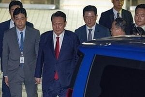 Former President Yoon Awaits Detention Decision At Seoul Center