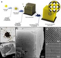 Ensemble hot-spots in 3D supercrystals of plasmonic octahedral nanoparticles in tip-to-tip configured superlattices - Nature Communications