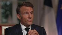 French President Emmanuel Macron responds to Trump's comments about a Ukraine deal from Putin
