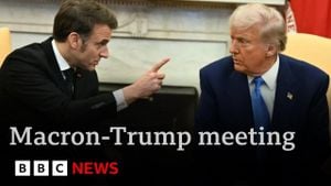 Macron Challenges Trump On Ukraine During White House Visit